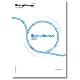 Strengthscope360 report cover